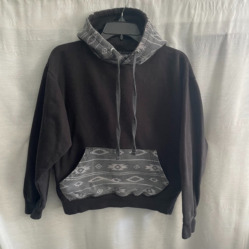 Hype, Men's Medium, Black & Gray Hoodie